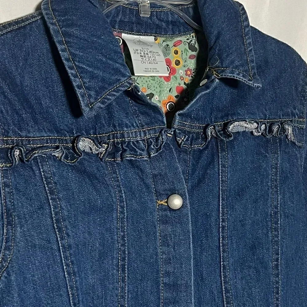 Disney Snow White Animators' Denim Jean Jacket‎ Girls 9/10